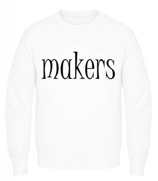 Trouble Makers Partner - Männer Pullover - Weiß - Vorne