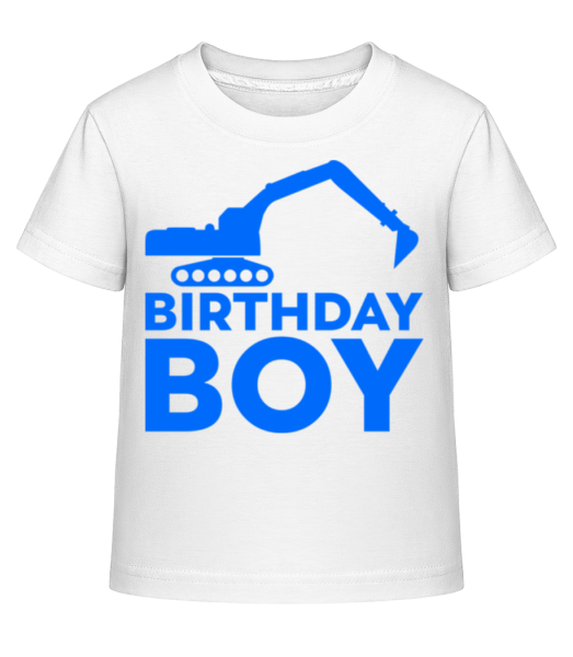 Birthday Boy - Kinder Shirtinator T-Shirt - Weiß - Vorne