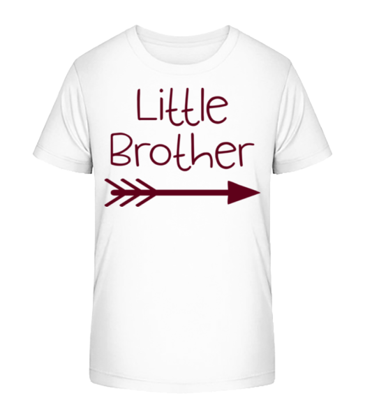 Little Brother - Kinder Bio T-Shirt Stanley Stella - Weiß - Vorne