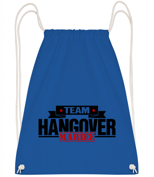 Team Hangover Mariée - Sac à dos Drawstring - Bleu royal - Devant