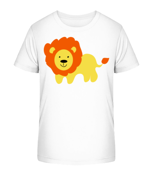 Enfant Comic - Lion - T-shirt bio Enfant Stanley Stella - Blanc - Devant