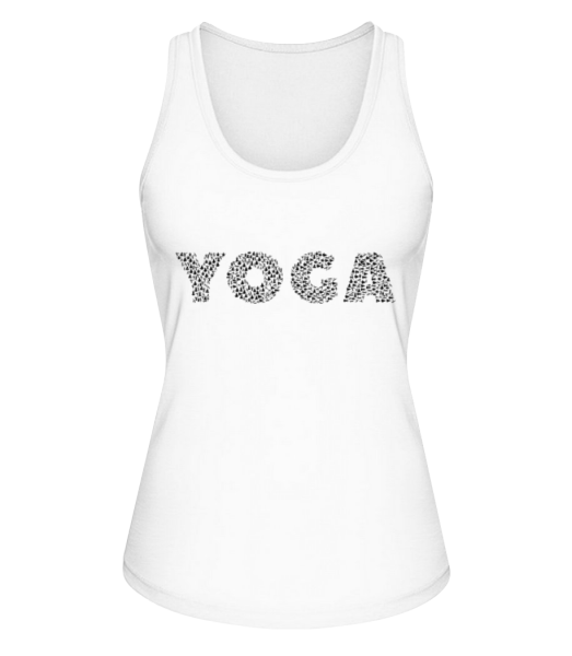Yoga - Frauen Bio Tank-Top Stanley Stella - Weiß - Vorne