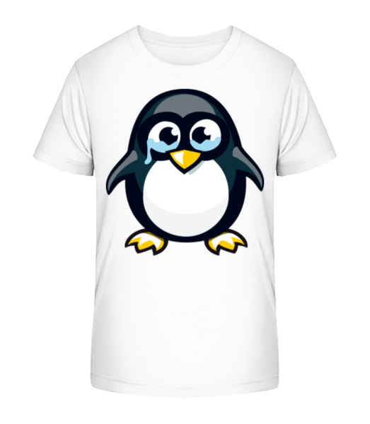 Sad Penguin - T-shirt bio Enfant Stanley Stella - Blanc - Devant