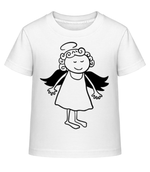 Ange De Noël - T-shirt shirtinator Enfant - Blanc - Devant