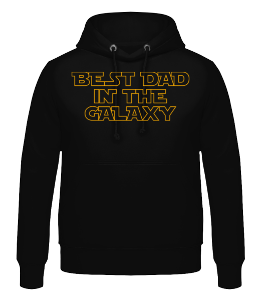 Best Dad In The Galaxy - Sweat à capuche Homme - Noir - Devant