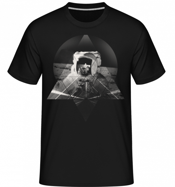 Astronaut - Shirtinator Männer T-Shirt - Schwarz - Vorn