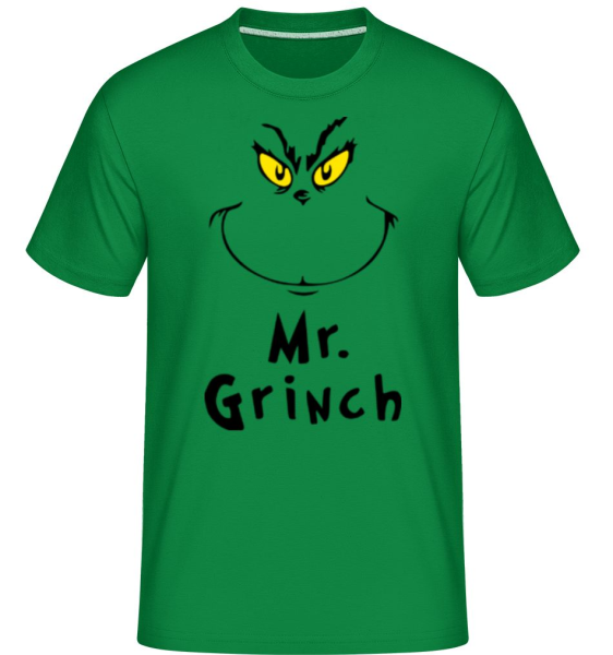 Mr. Grinch - Shirtinator Männer T-Shirt - Irischgrün - Vorne