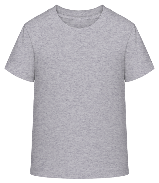 Kinder Shirtinator T-Shirt - Grau meliert - Vorne