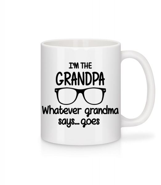 I'm The Grandpa - Mug en céramique blanc - Blanc - Devant