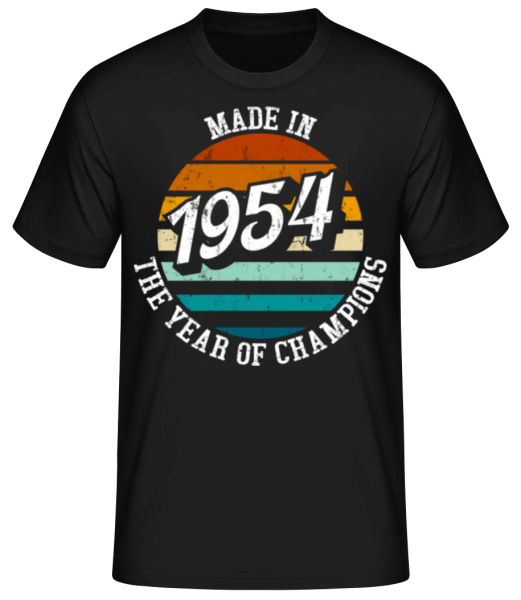 1954 The Year Of Champions - Männer Basic T-Shirt - Schwarz - Vorne