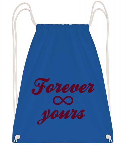 Forever Yours - Turnbeutel - Royalblau - Vorn