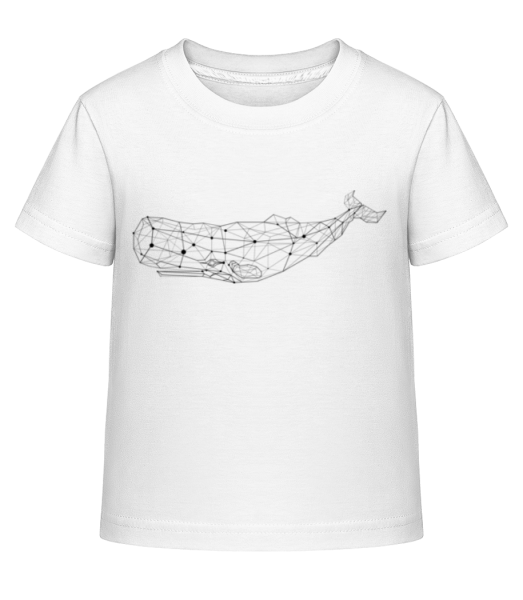 Polygon Baleine - T-shirt shirtinator Enfant - Blanc - Devant