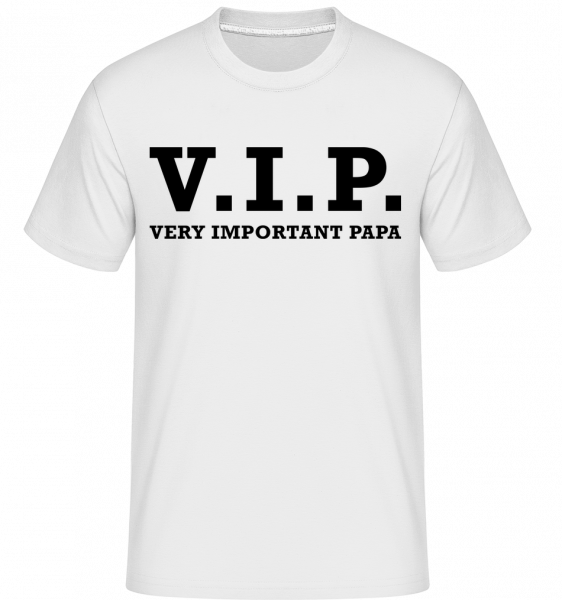 VIP PAPA -  T-Shirt Shirtinator homme - Blanc - Devant
