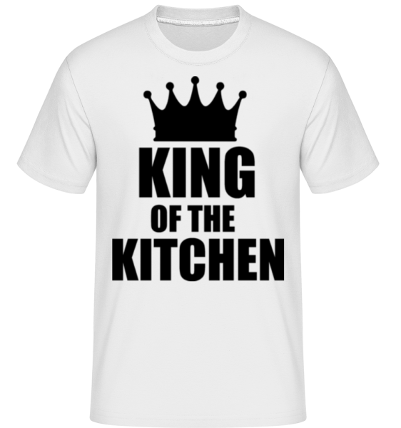King Of The Kitchen - Shirtinator Männer T-Shirt - Weiß - Vorne