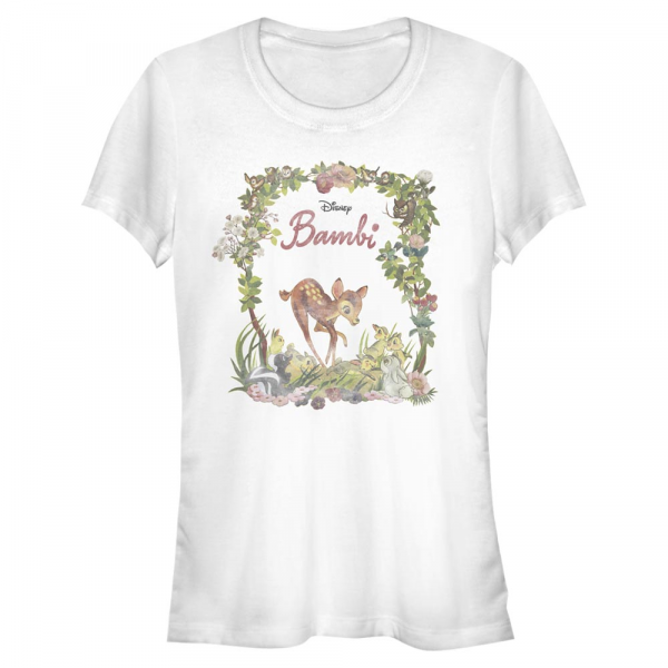 Disney Classics - Bambi - Bambi Nouveau - Frauen T-Shirt - Weiß - Vorne