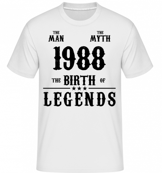 The Myth 1988 -  T-Shirt Shirtinator homme - Blanc - Devant