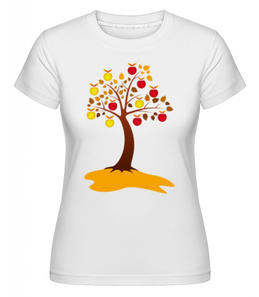 Apple Tree Autumn -  T-shirt Shirtinator femme - Blanc - Devant