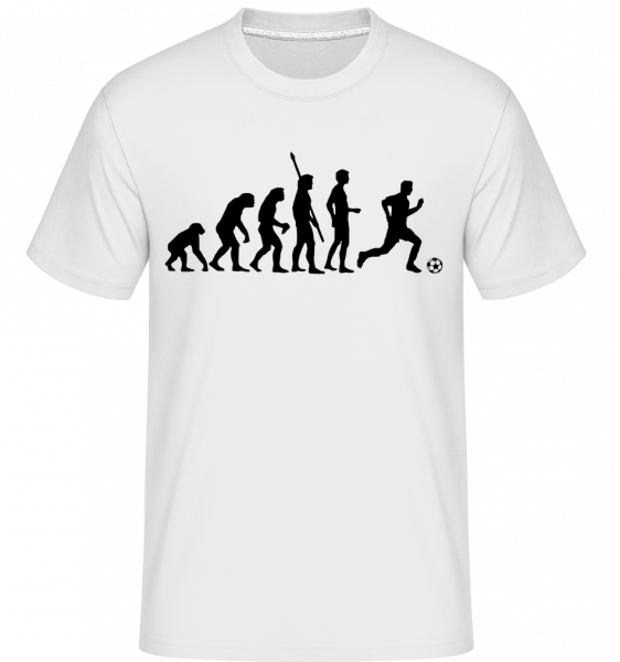 Soccer Evolution - Shirtinator Männer T-Shirt - Weiß - Vorn