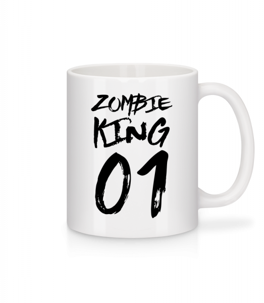 Zombie King - Mug en céramique blanc - Blanc - Devant