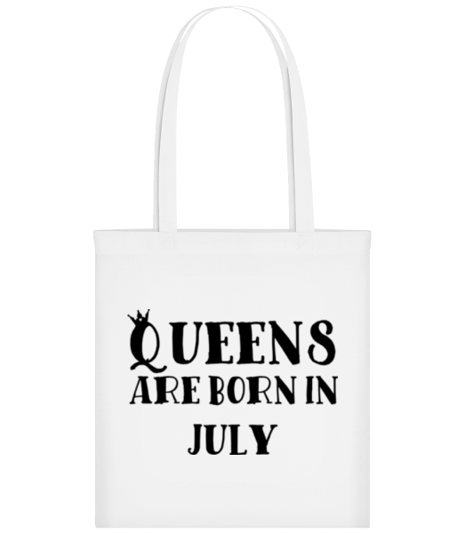 Queens Are Born In July - Tote Bag - Blanc - Devant