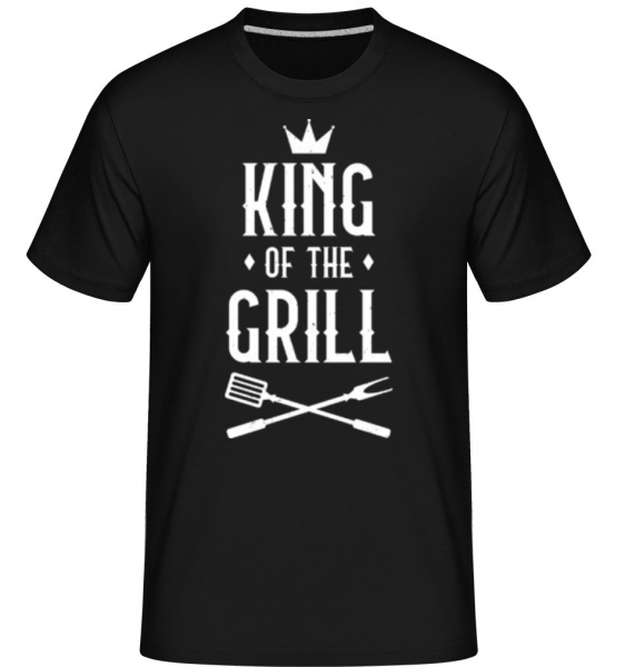 King Of The Grill - Shirtinator Männer T-Shirt - Schwarz - Vorne