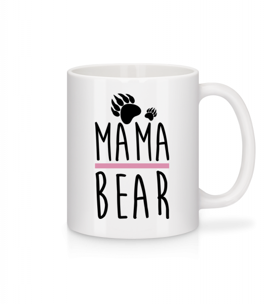 Maman Ours - Mug en céramique blanc - Blanc - Devant