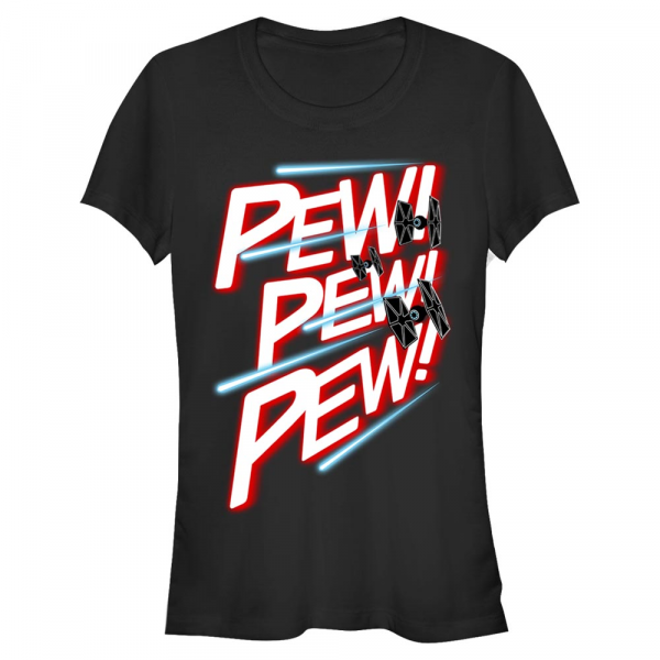 Star Wars - Skupina Pew Pew Pew - Vatertag - Frauen T-Shirt - Schwarz - Vorne