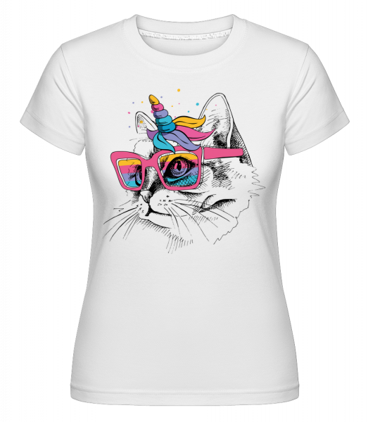 Fete De La Licorne -  T-shirt Shirtinator femme - Blanc - Devant