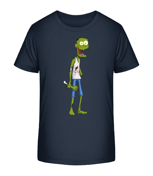 Einarmiger Zombie - Kinder Bio T-Shirt Stanley Stella - Marine - Vorne