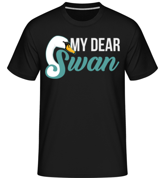 My Dear Swan - Shirtinator Männer T-Shirt - Schwarz - Vorne