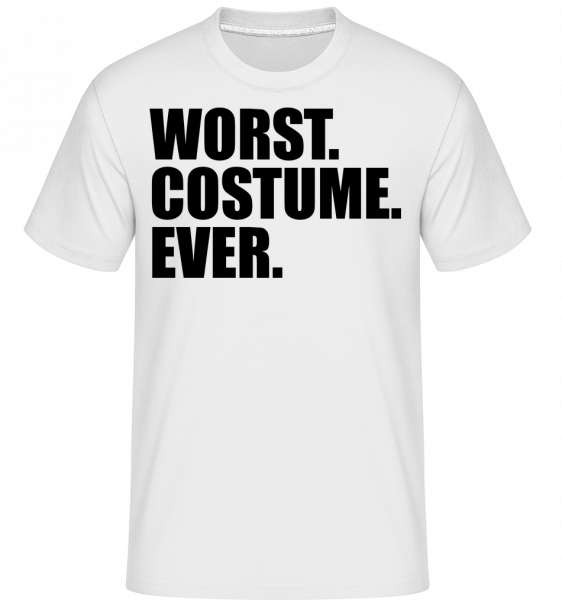 Worst. Costume. Ever. - Shirtinator Männer T-Shirt - Weiß - Vorn
