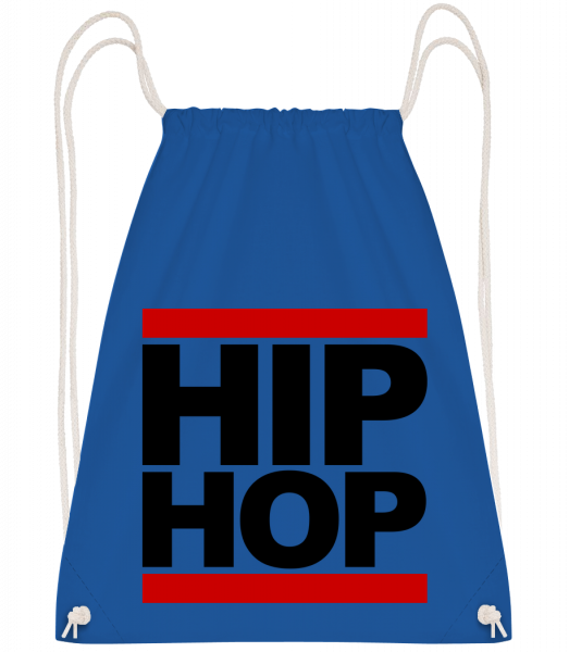 Hip Hop Logo - Turnbeutel - Royalblau - Vorn