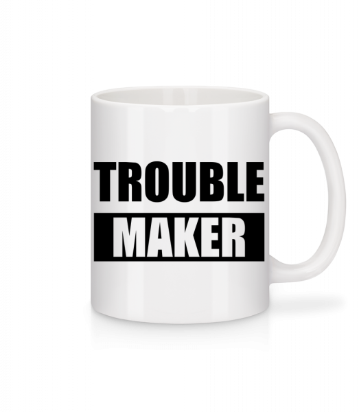 Troublemaker - Tasse - Weiß - Vorn