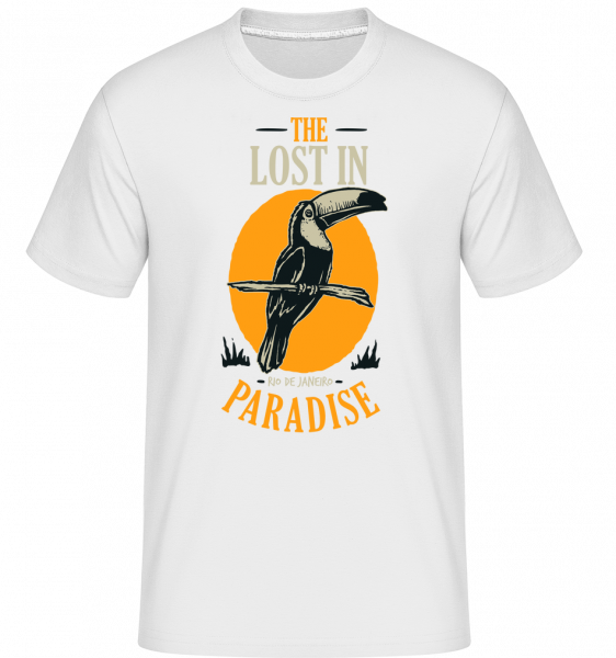 Bird Lost In Paradise -  T-Shirt Shirtinator homme - Blanc - Devant