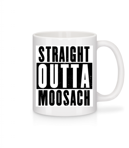 Straight Outta Moosach - Tasse - Weiß - Vorn