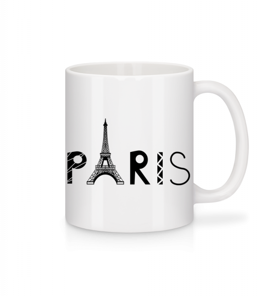 Paris France - Tasse - Weiß - Vorn