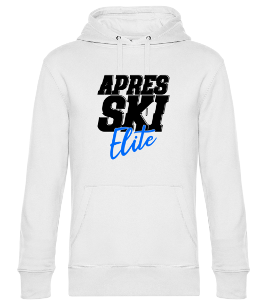 Apres Ski Elite - Unisex Premium Hoodie - Weiß - Vorne