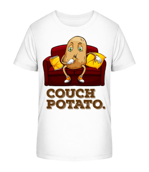 Couch Potato - T-shirt bio Enfant Stanley Stella - Blanc - Devant