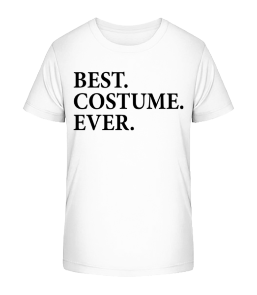 Best. Costume. Ever. - Kinder Bio T-Shirt Stanley Stella - Weiß - Vorne