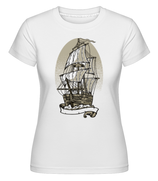 Ship - Shirtinator Frauen T-Shirt - Weiß - Vorne