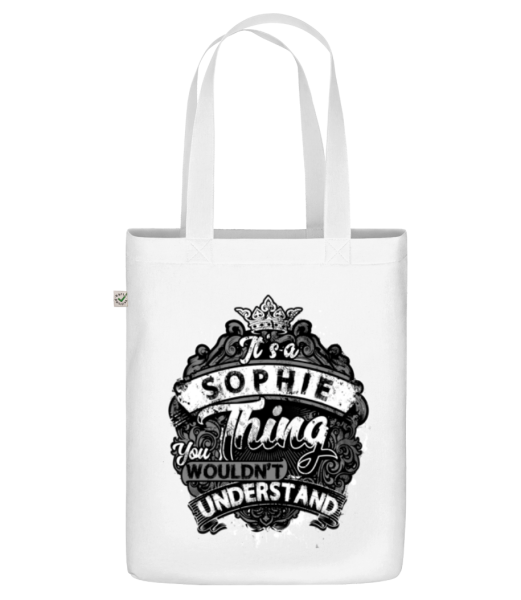 It's A Sophie Thing - Bio Tasche - Weiß - Vorne