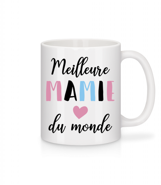 Meilleure Mamie Du Monde - Mug en céramique blanc - Blanc - Devant