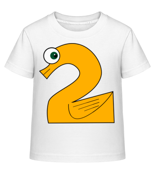 Canard En Caoutchouc Deux - T-shirt shirtinator Enfant - Blanc - Devant