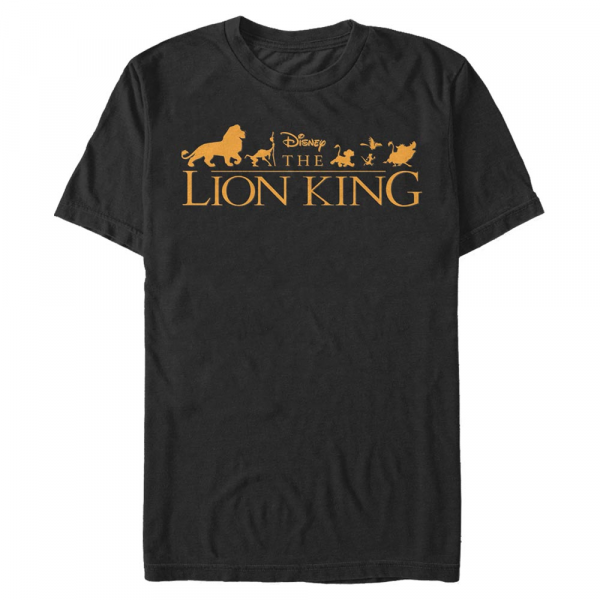 Disney - Der König der Löwen - Skupina Film Logo - Männer T-Shirt - Schwarz - Vorne
