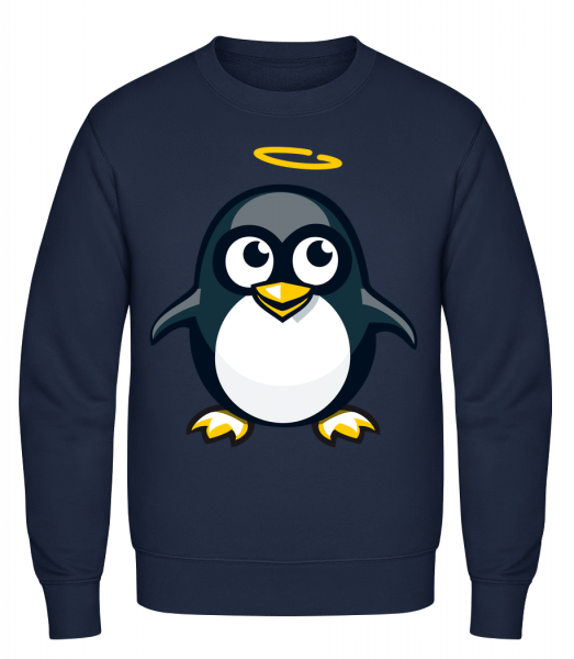 Angel Penguin - Sweat-shirt classique avec manches set-in - Marine - Devant