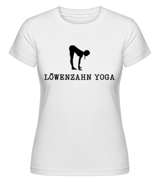 Löwenzahn Yoga - Shirtinator Frauen T-Shirt - Weiß - Vorne