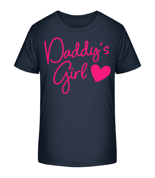 Daddy's Girl - Kinder Bio T-Shirt Stanley Stella - Marine - Vorne