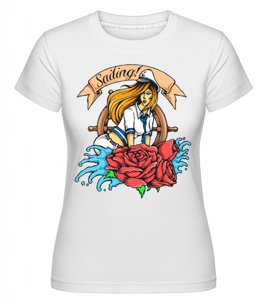 Sailor Girl - Shirtinator Frauen T-Shirt - Weiß - Vorn