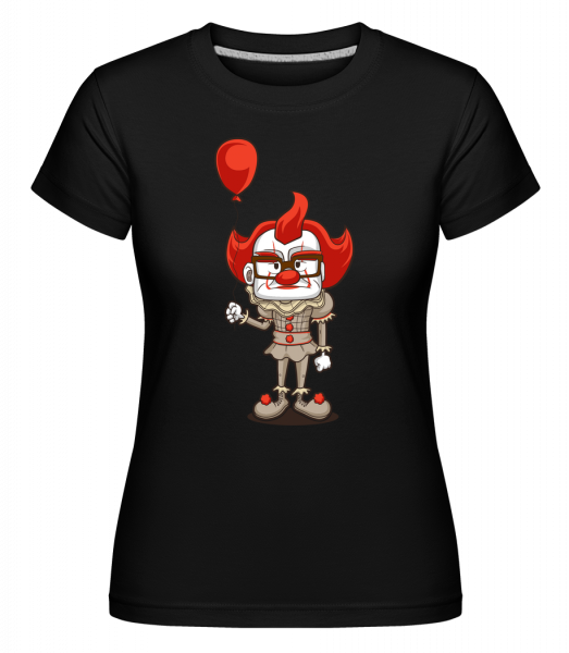 Nice Clown -  T-shirt Shirtinator femme - Noir - Devant