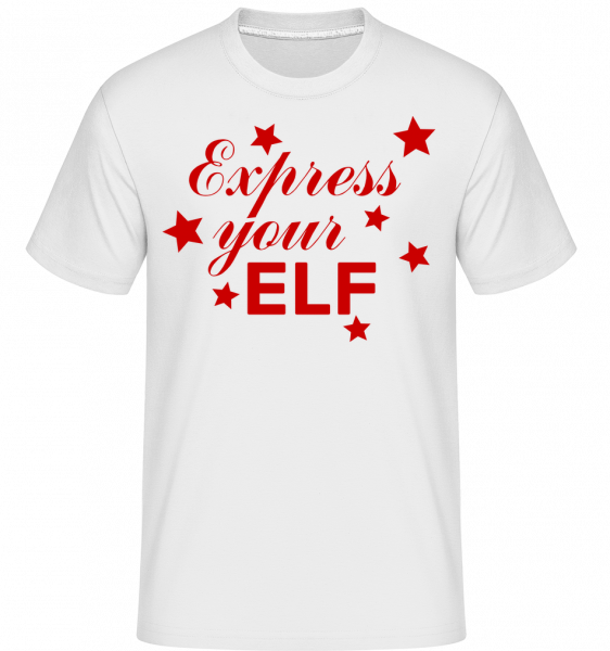 Express Your Elf -  T-Shirt Shirtinator homme - Blanc - Devant